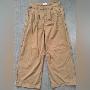 Reformation Jeans Lowe Super Wide Leg Pleated Pants